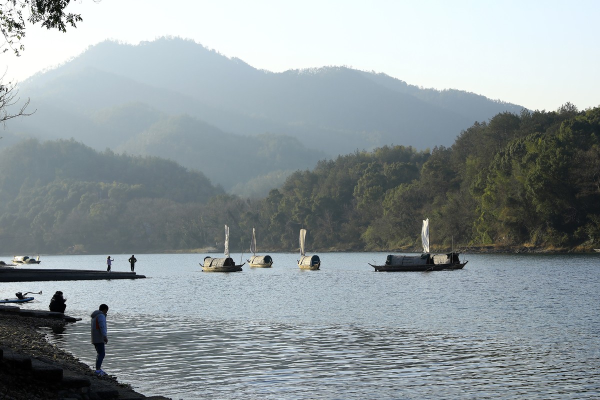 瓯江帆影--丽水古堰画乡风景区