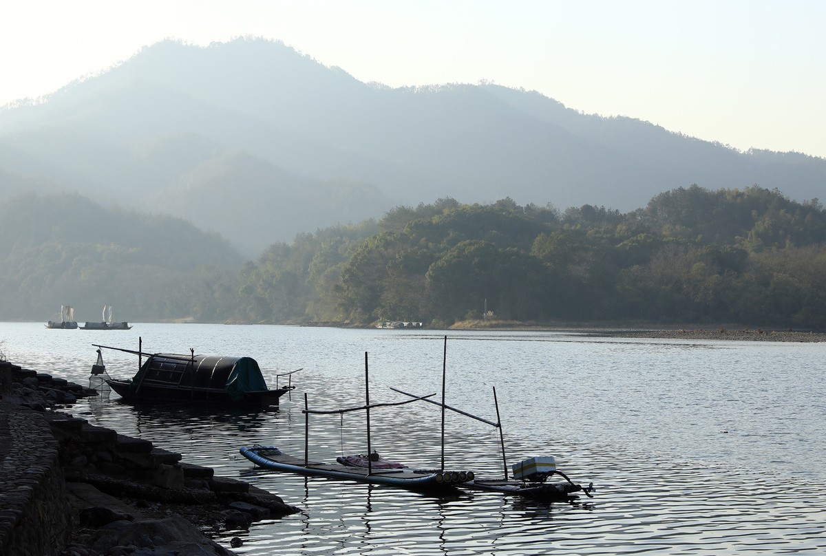 瓯江帆影--丽水古堰画乡风景区