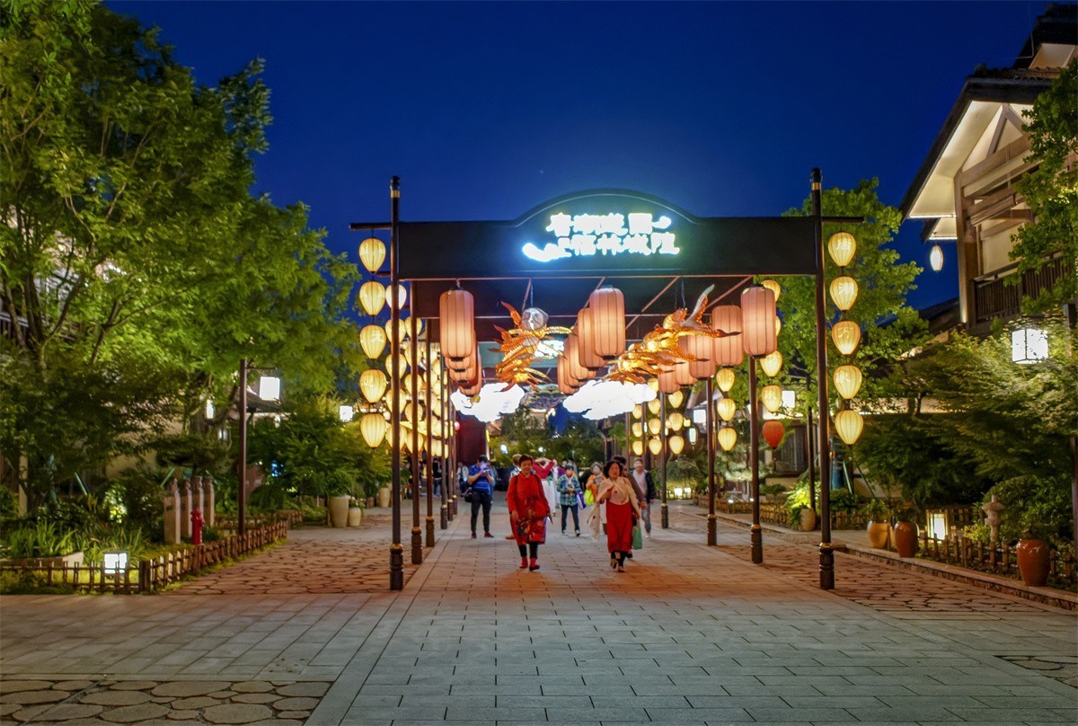 溧水无想水镇夜景