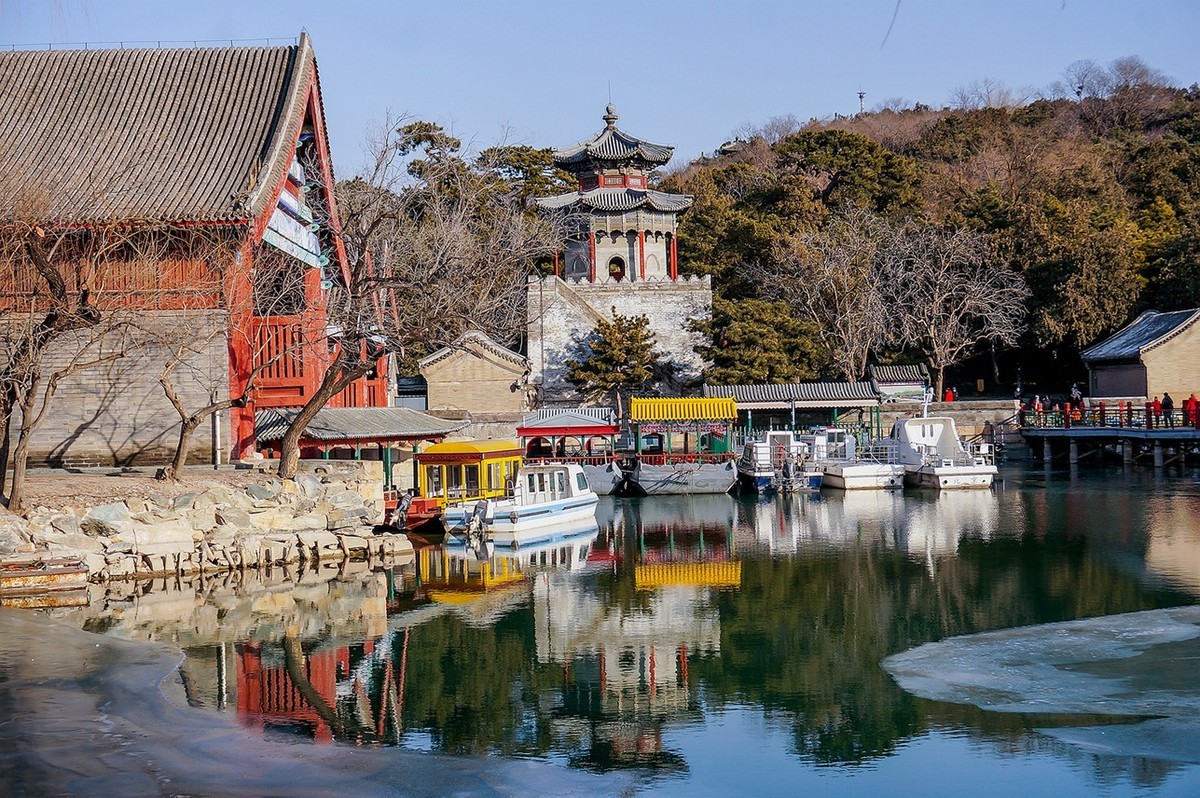 炎热暑天回顾冰封颐和园 一