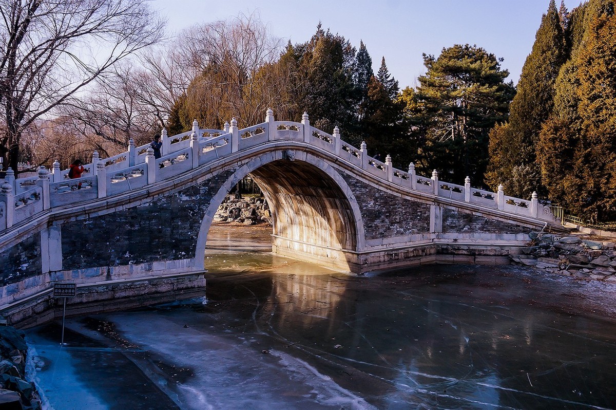 炎热暑天回顾冰封颐和园 一