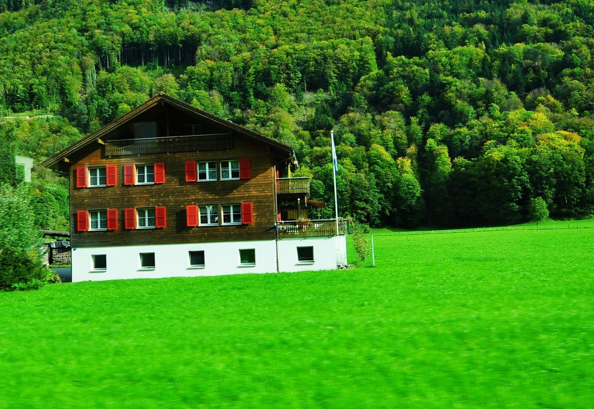 欧洲十年前14-24  70-2002.8瑞士阿尔卑斯雪山随拍七