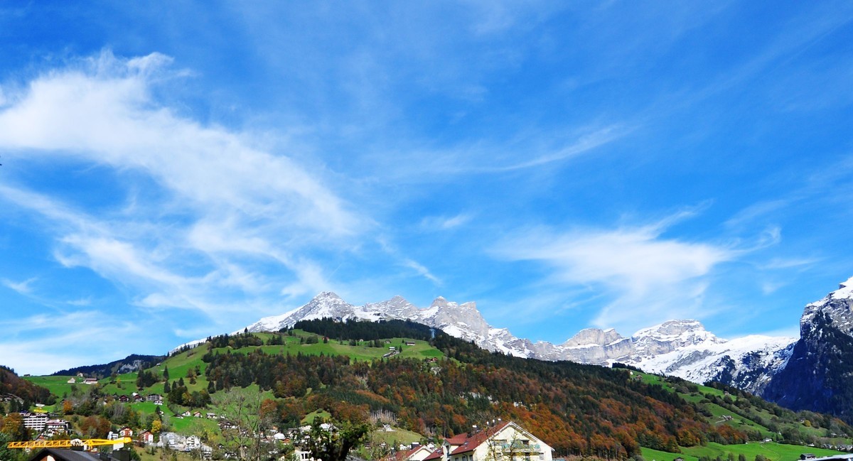欧洲十年前14-24  70-2002.8瑞士阿尔卑斯雪山随拍七