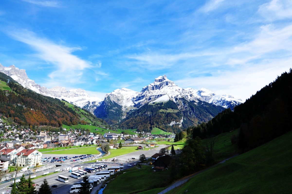 欧洲十年前14-24  70-2002.8瑞士阿尔卑斯雪山随拍七