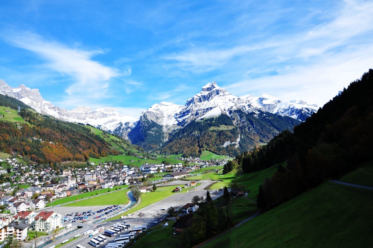 欧洲十年前14-24  70-2002.8瑞士阿尔卑斯雪山随拍七