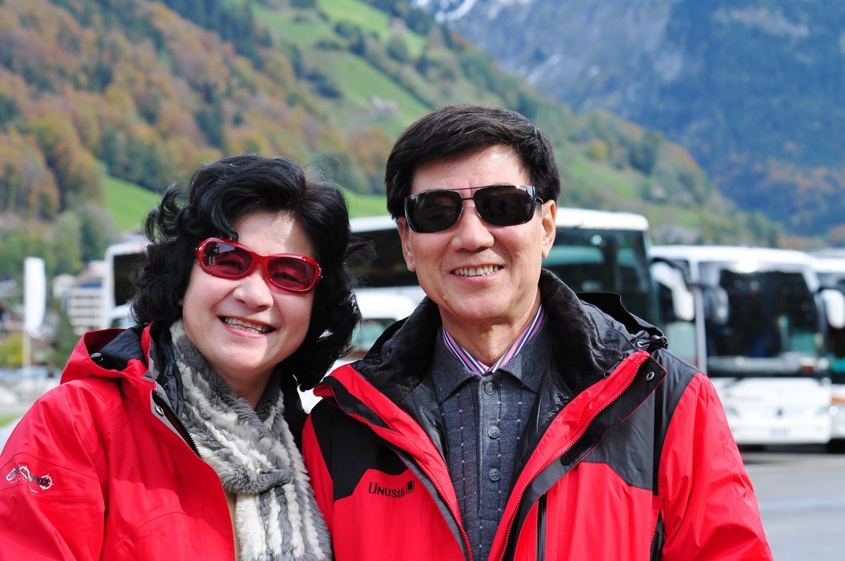 欧洲十年前14-24  70-2002.8瑞士阿尔卑斯雪山随拍七