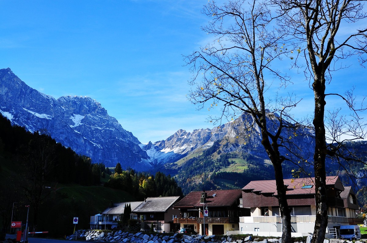 欧洲十年前14-24  70-2002.8瑞士阿尔卑斯雪山随拍七