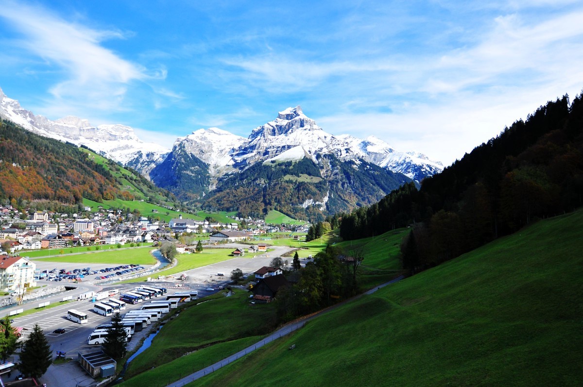 欧洲十年前14-24  70-2002.8瑞士阿尔卑斯雪山随拍七