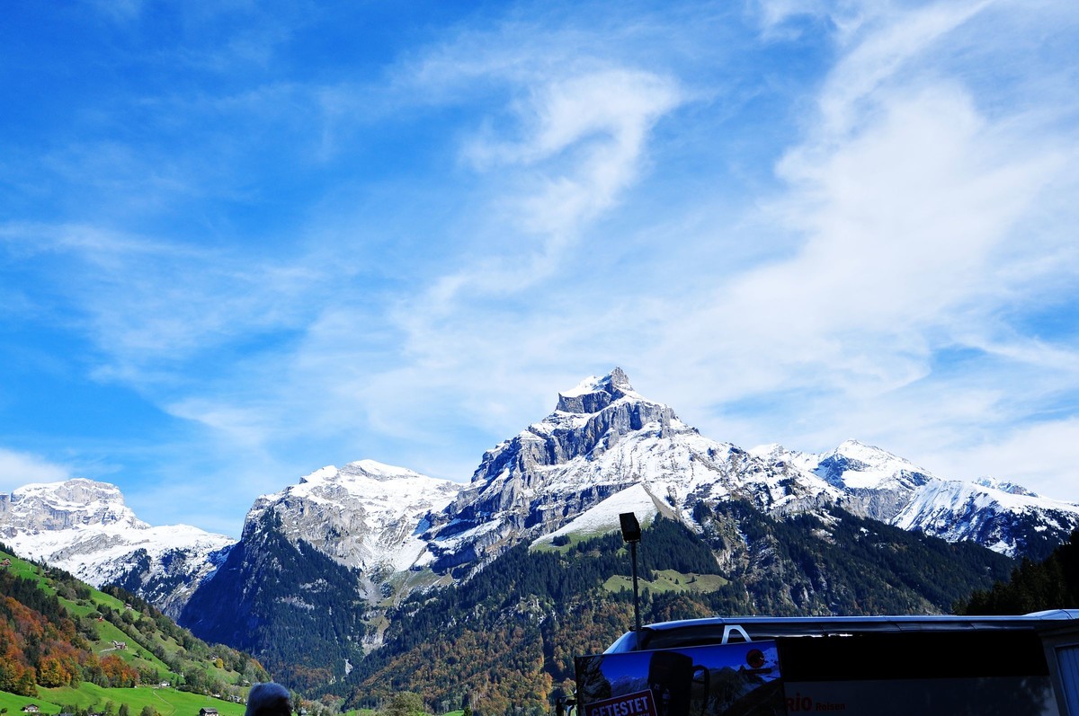 欧洲十年前14-24  70-2002.8瑞士阿尔卑斯雪山随拍七