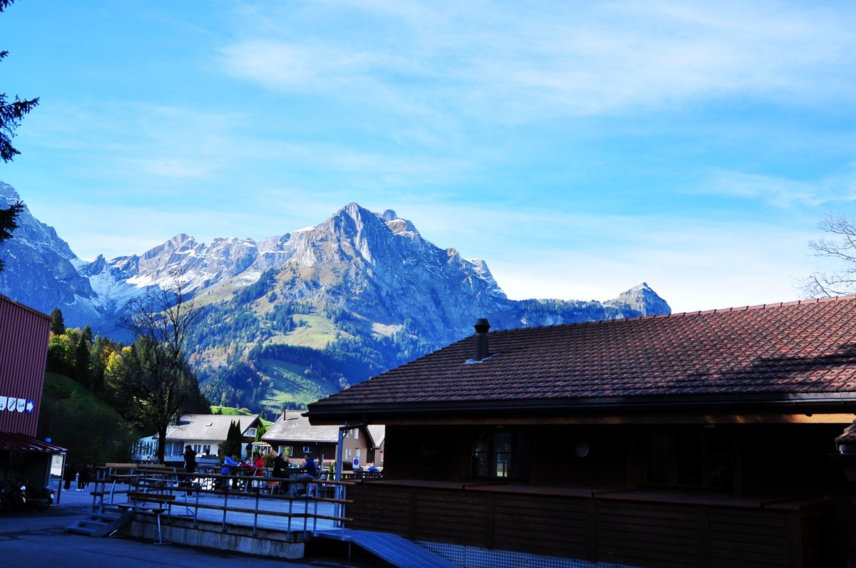 欧洲十年前14-24  70-2002.8瑞士阿尔卑斯雪山随拍七