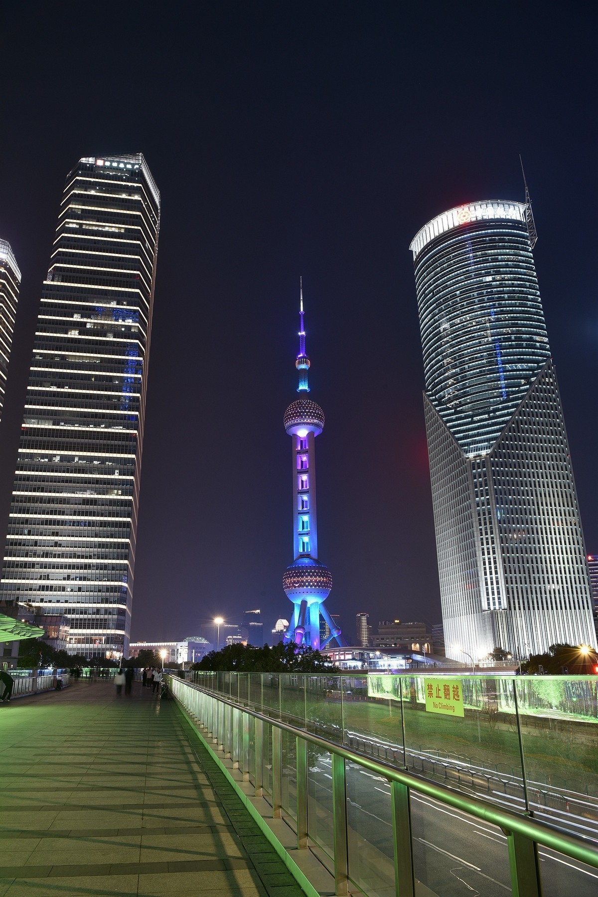 新年元旦，上海陆家嘴灿烂夜景-3