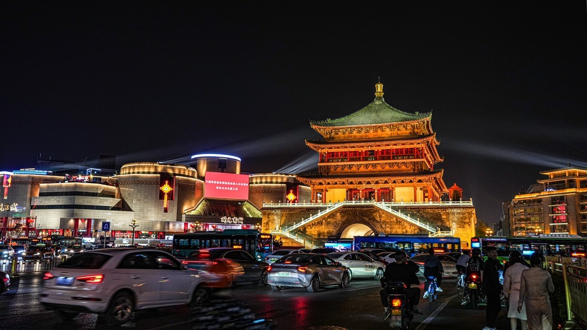 夜游--西安钟鼓楼【5】回民街--续完