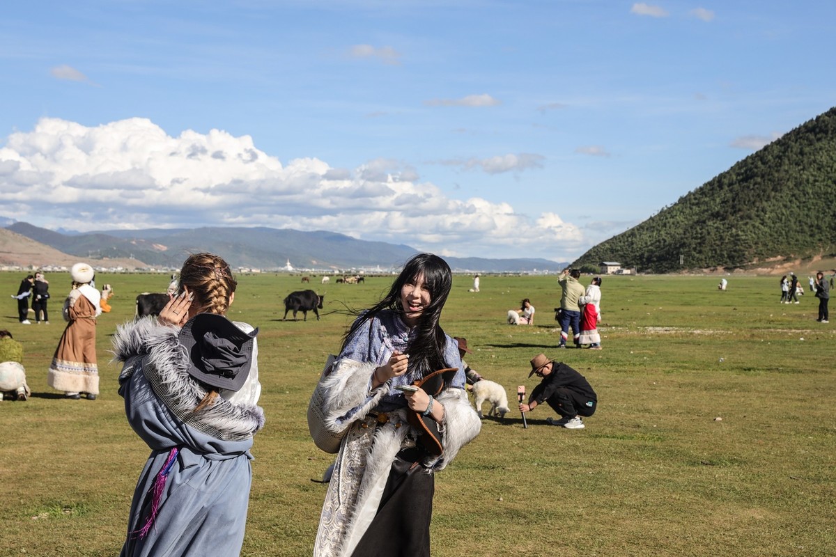 香格里拉--纳帕海打卡的游客124