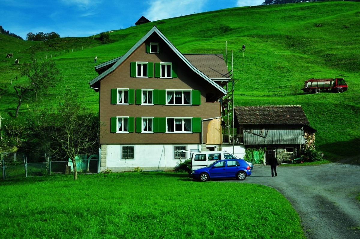 欧洲十年前14-24  70-2002.8瑞士阿尔卑斯雪山随拍七