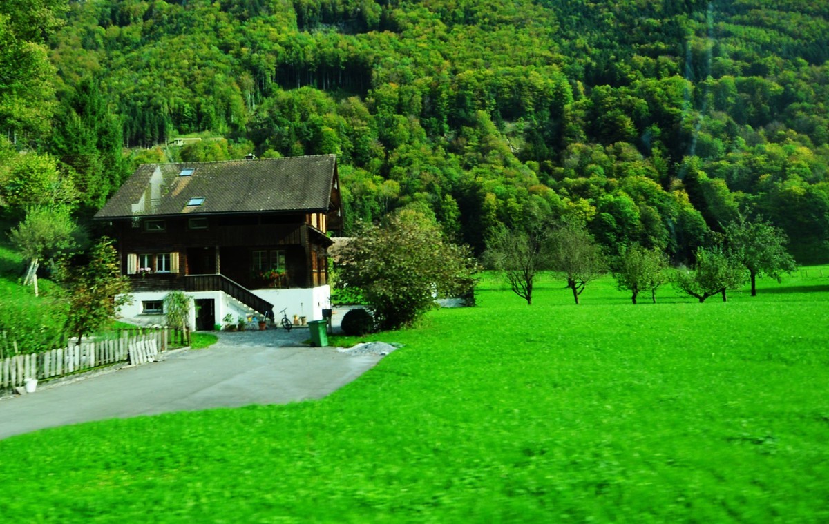 欧洲十年前14-24  70-2002.8瑞士阿尔卑斯雪山随拍七
