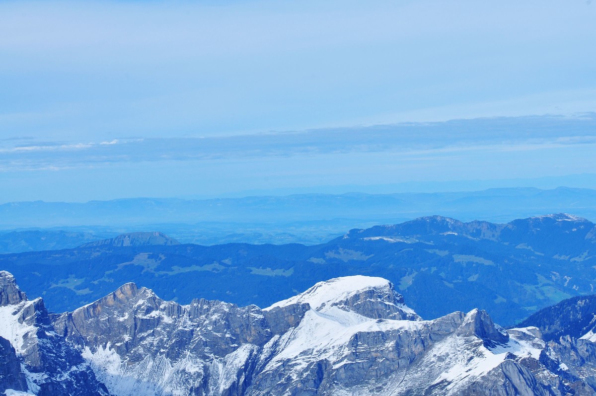 欧洲十年前14-24  70-2002.8瑞士阿尔卑斯雪山随拍七