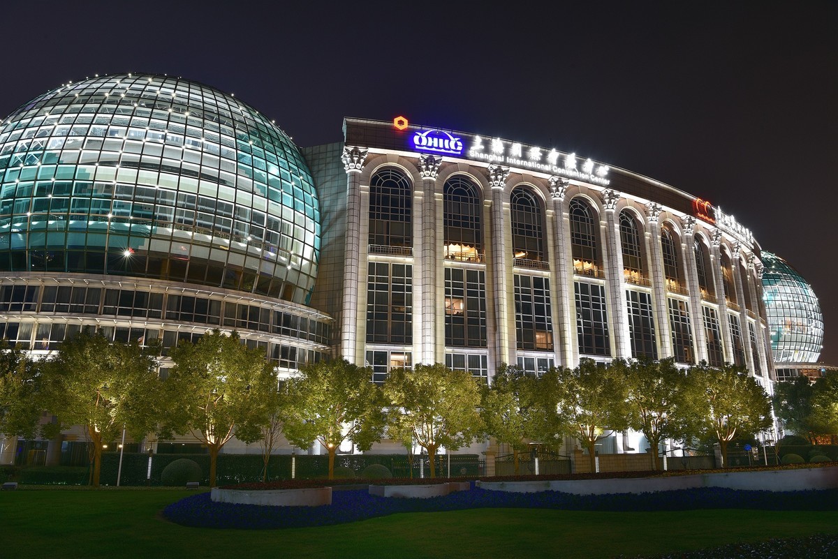 新年元旦，上海陆家嘴灿烂夜景-3