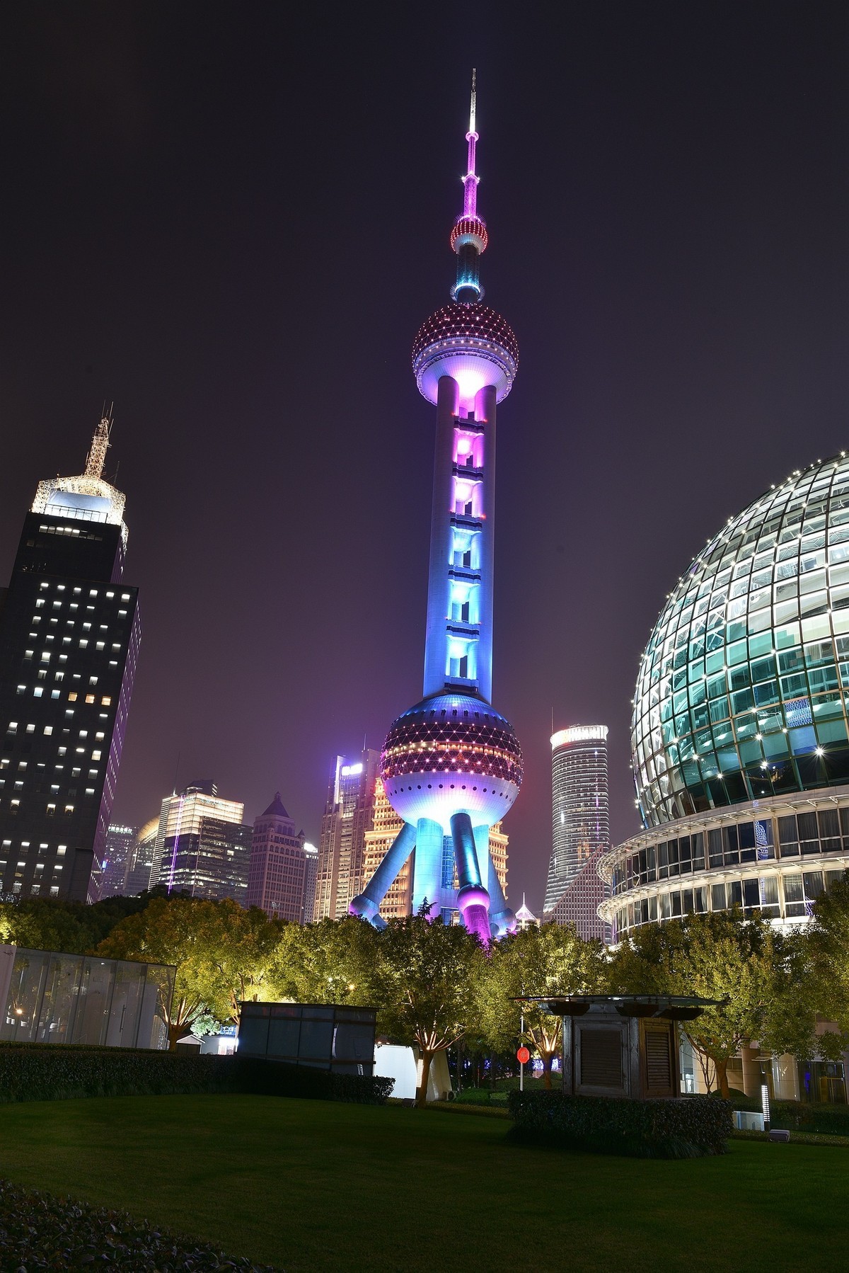 新年元旦，上海陆家嘴灿烂夜景-3