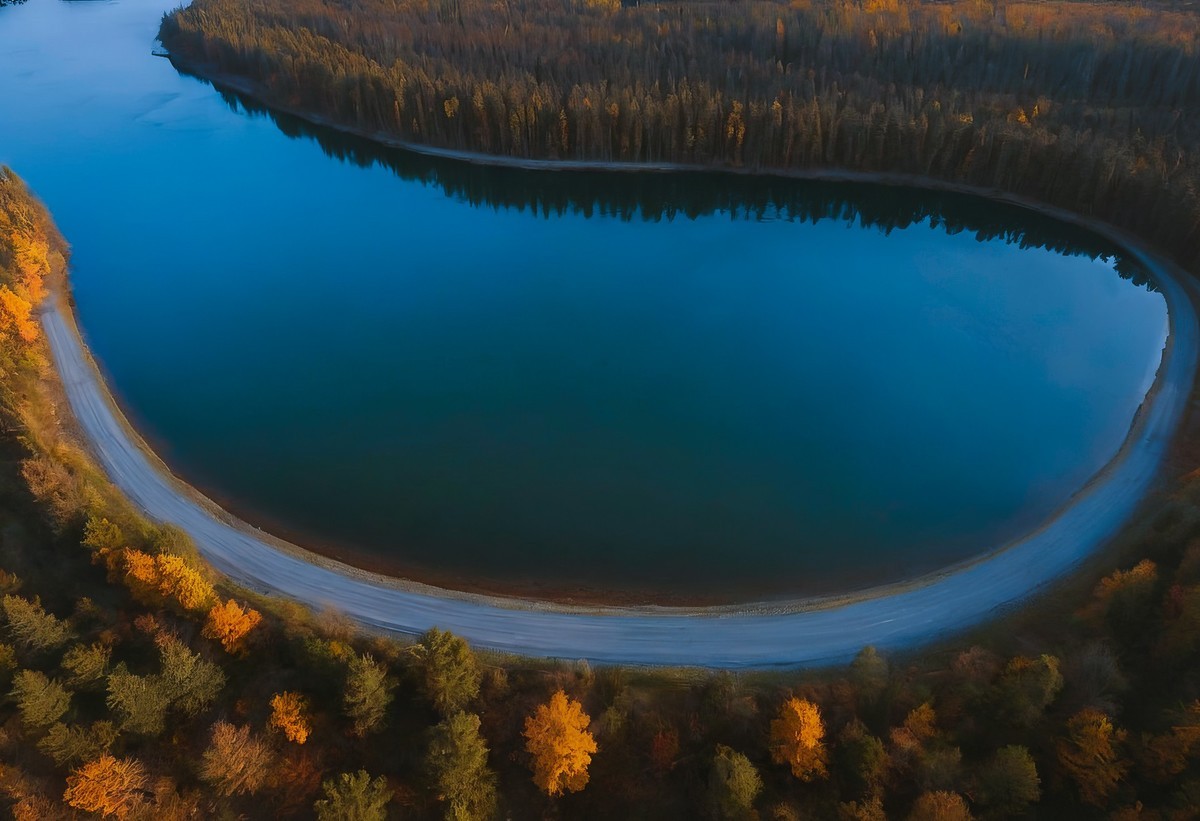 湖泊给予的温柔慰藉