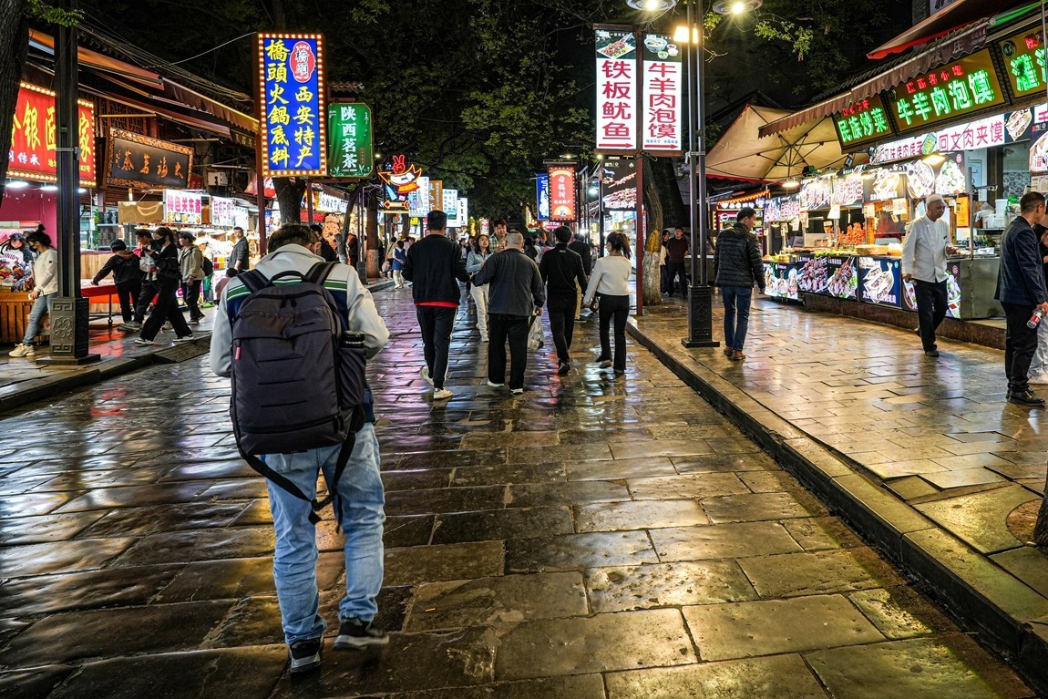 夜游--西安钟鼓楼【5】回民街--续完