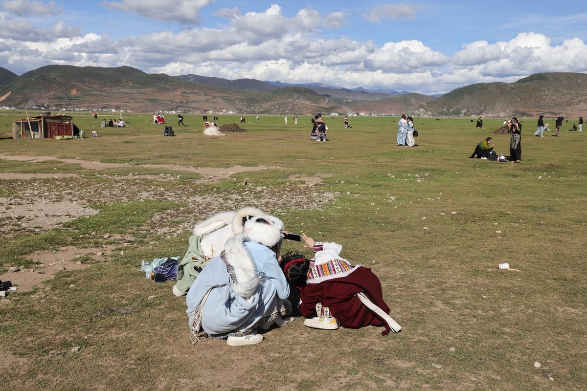 香格里拉--纳帕海打卡的游客124