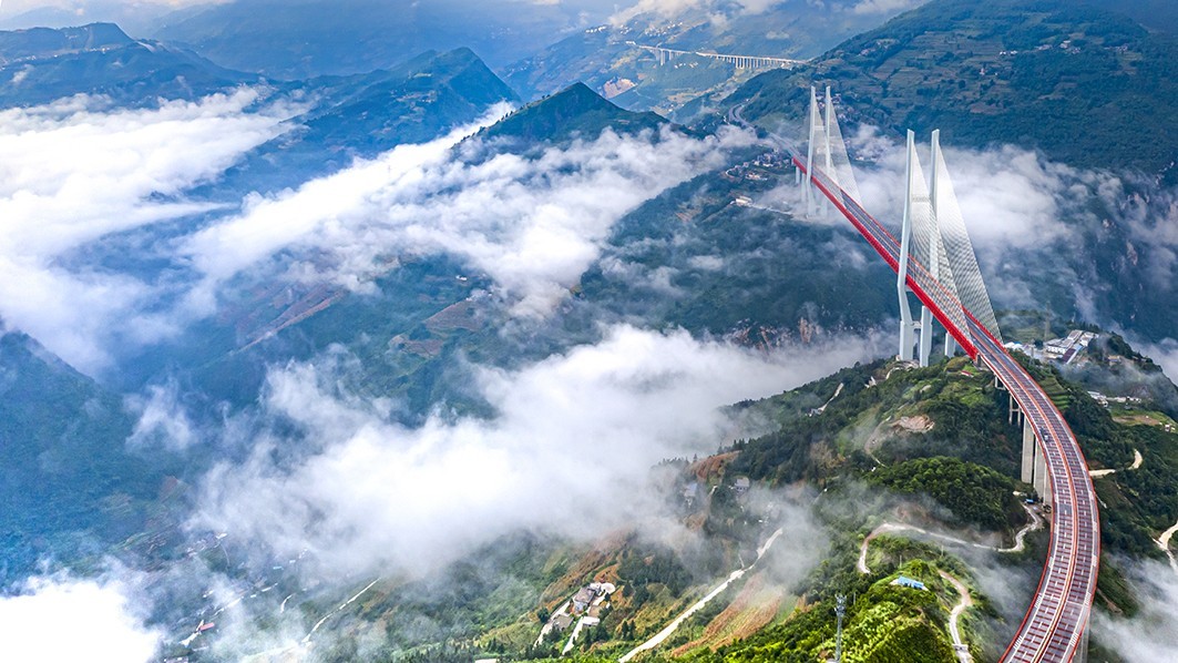 世界第一高桥——北盘江第一桥掠影