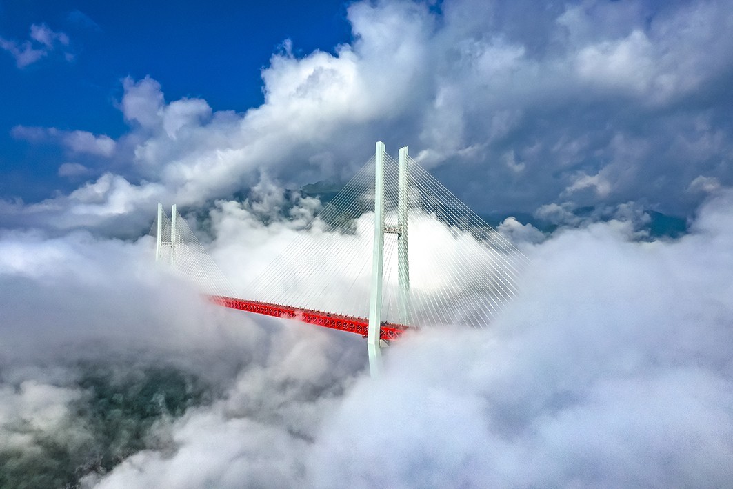 世界第一高桥——北盘江第一桥掠影