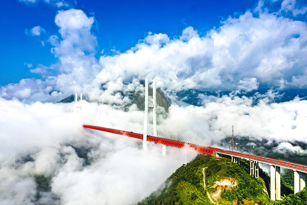 世界第一高桥——北盘江第一桥掠影