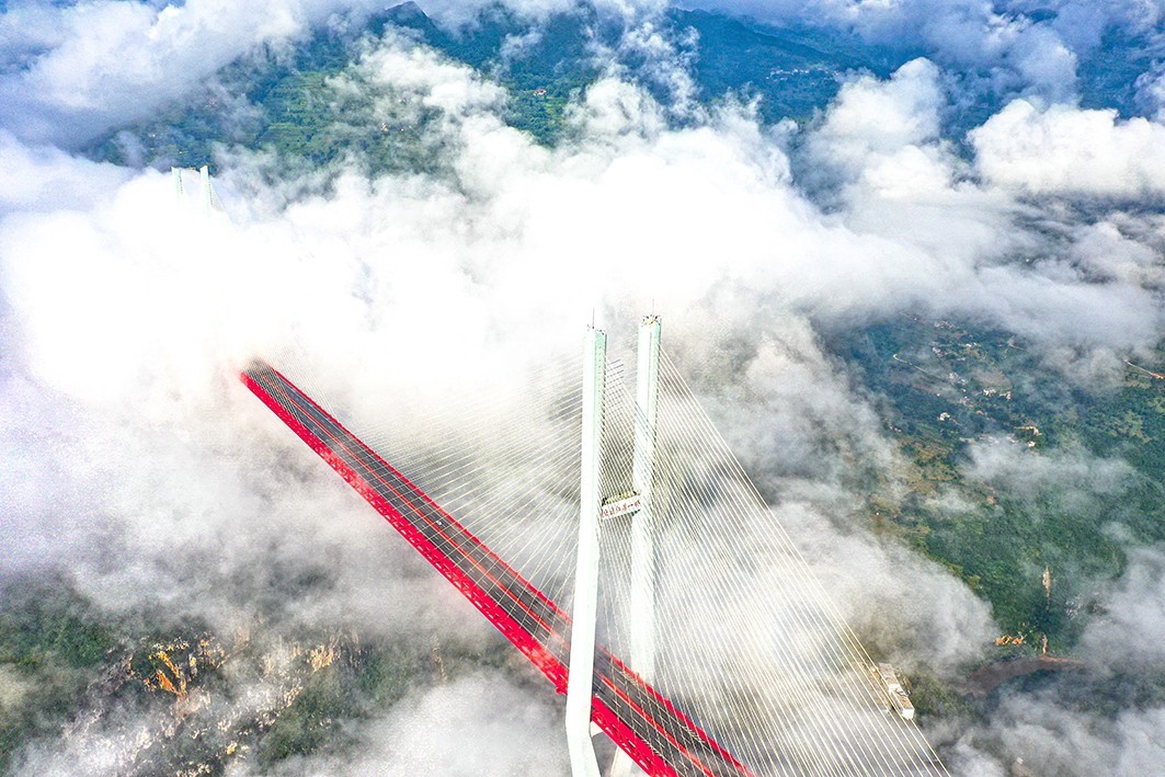 世界第一高桥——北盘江第一桥掠影