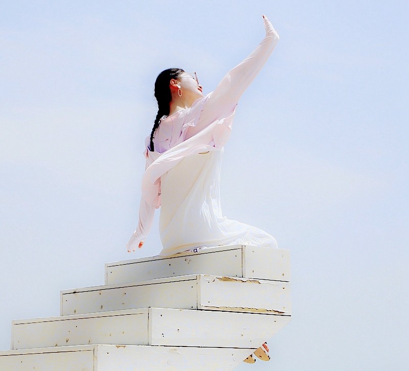 《不老松：纪实摄影》二游东戴河：海滨！环卫志願者！海滨丽人留影！