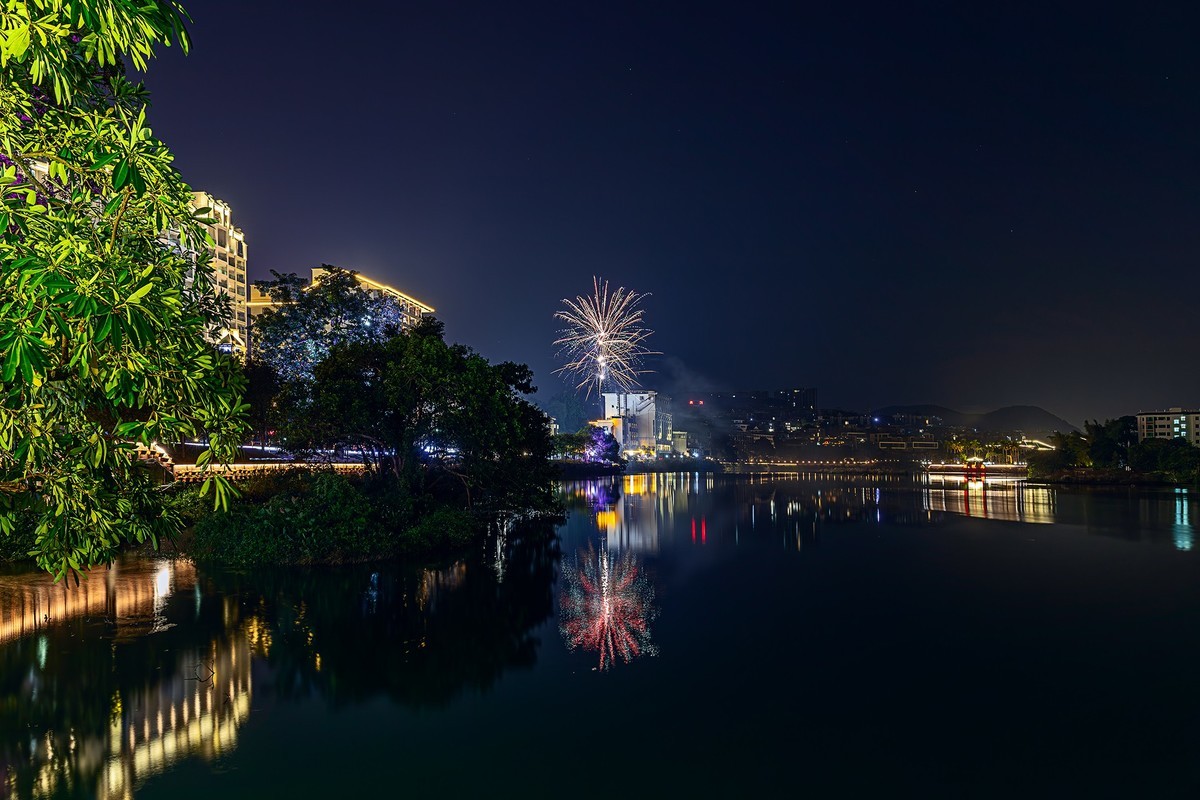 广州从化夜景图片