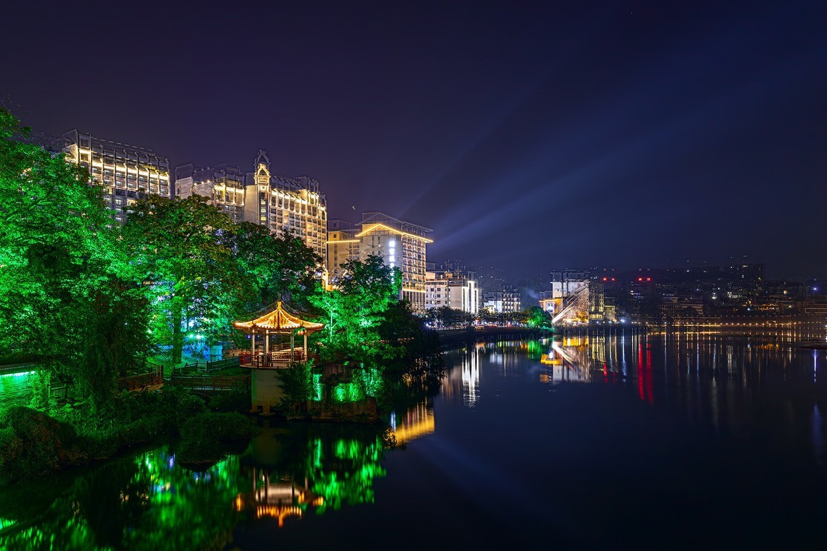 从化区夜景图片