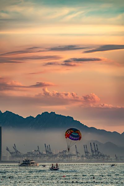 雨  雾过后晚霞更灿烂