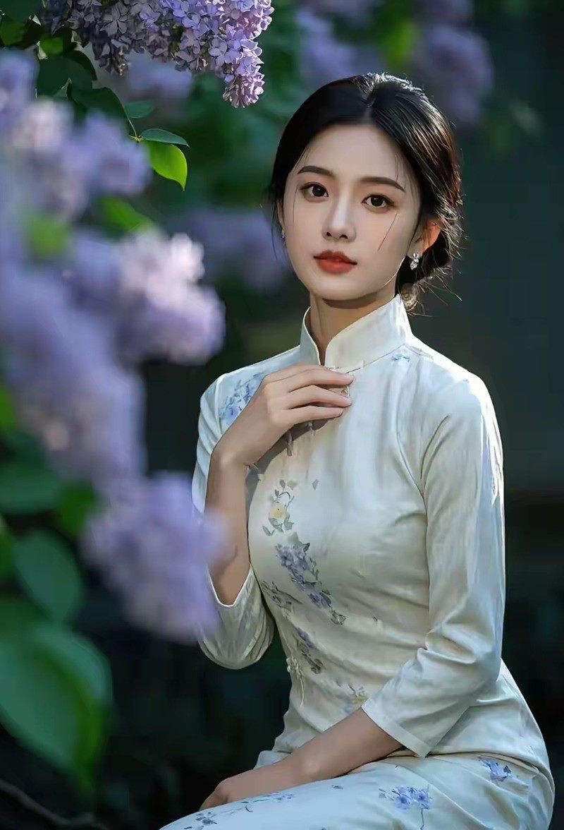 樱花与美女