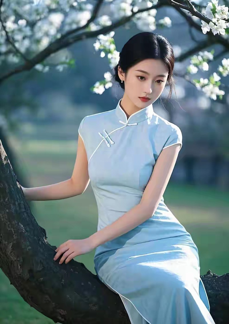 樱花与美女