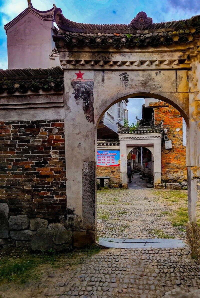 沦桑湖南江永上甘棠古村落