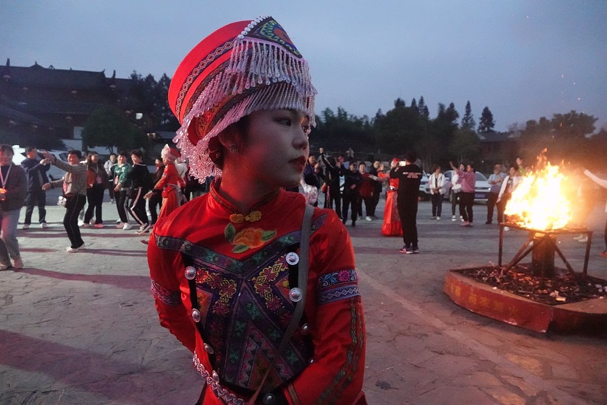 土家族的篝火晚会
