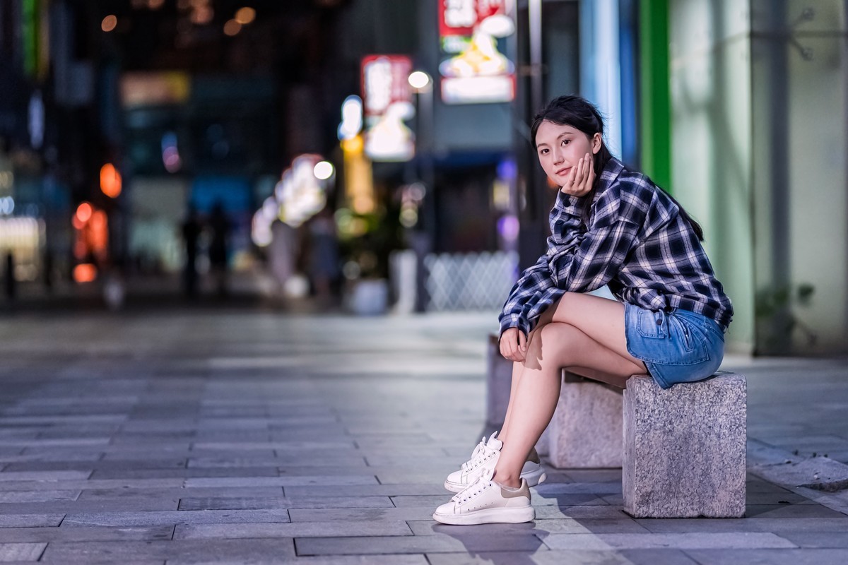 夏夜魅影——Z7II+85/1.4art+TT350n离机闪夜景人像