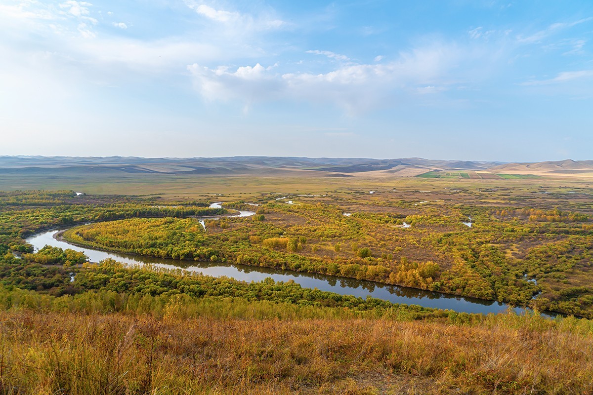 #留住美丽秋天# ---结伴旅游--额尔古纳湿地