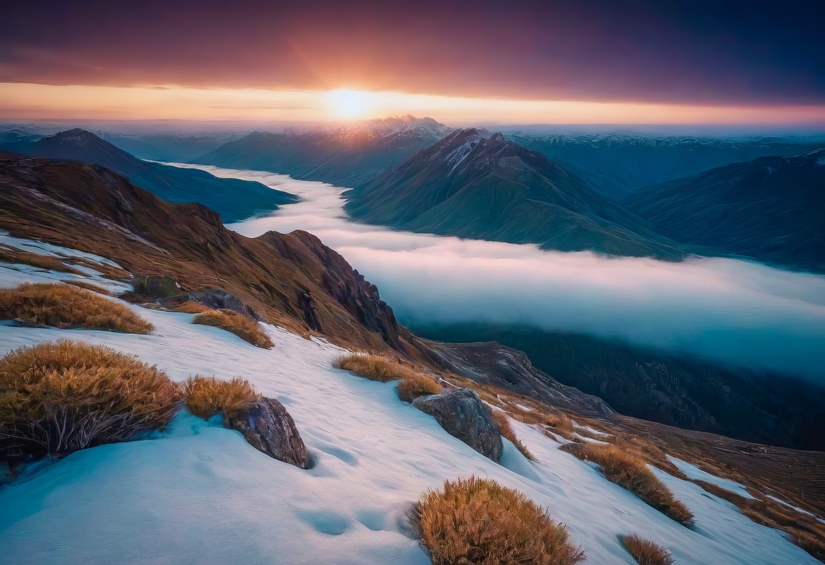 曰出时刻,宁静与壮丽的交响