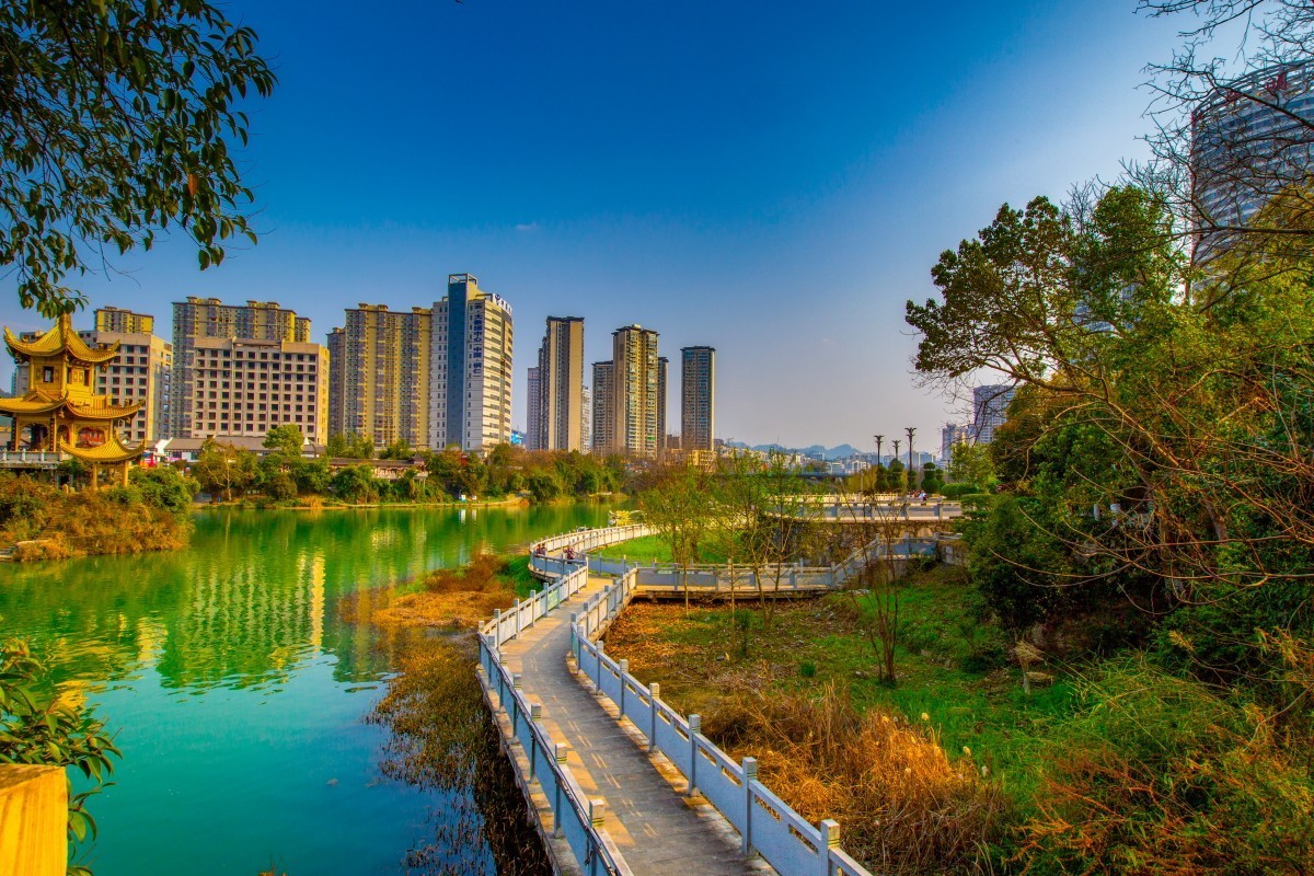 请假贴  （贵州铜仁锦江风景 13）