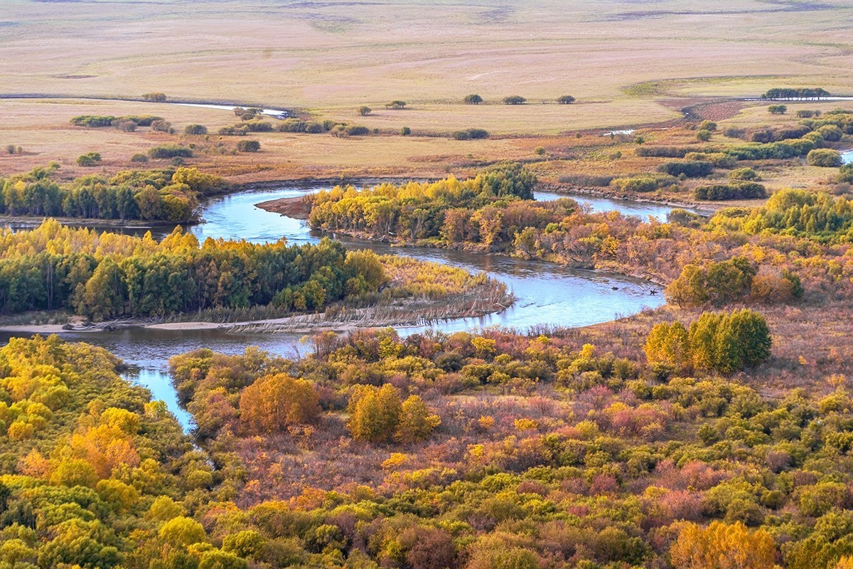 #留住美丽秋天# ---结伴旅游--额尔古纳湿地