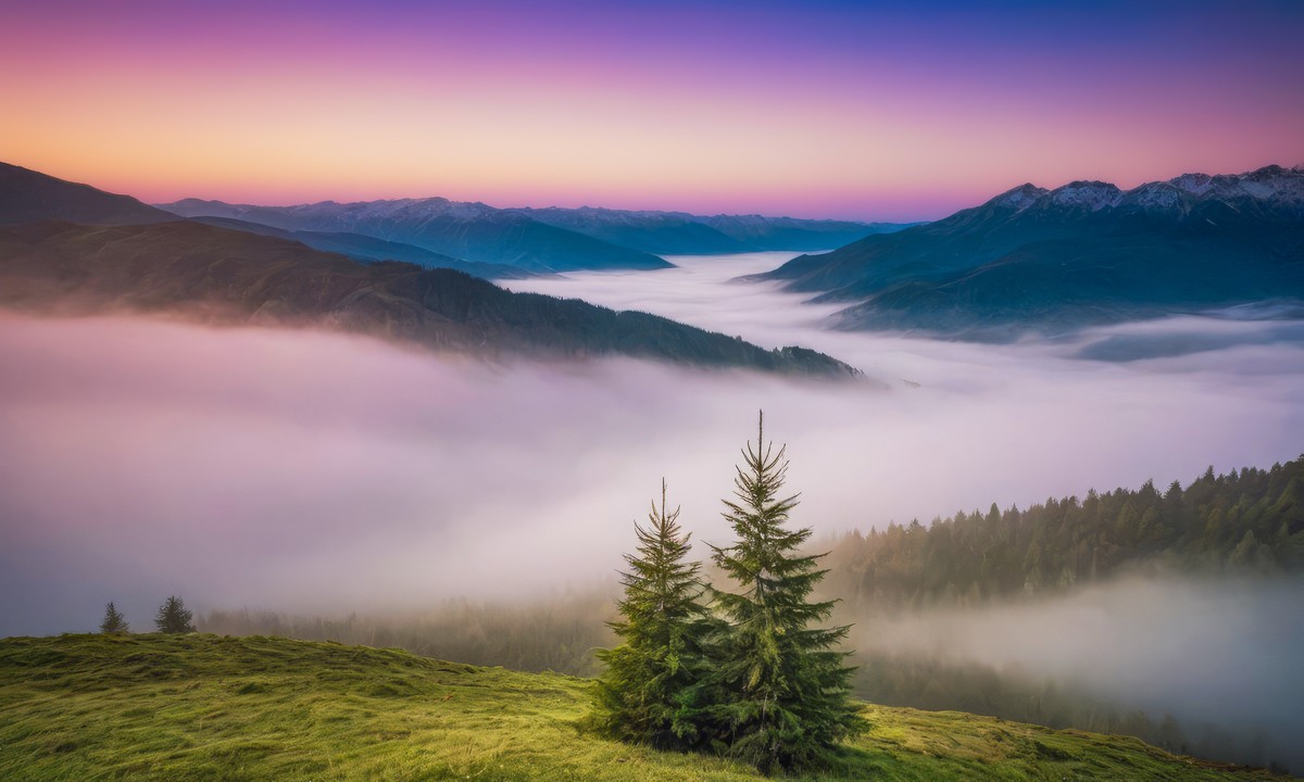 在这纯净的天地间