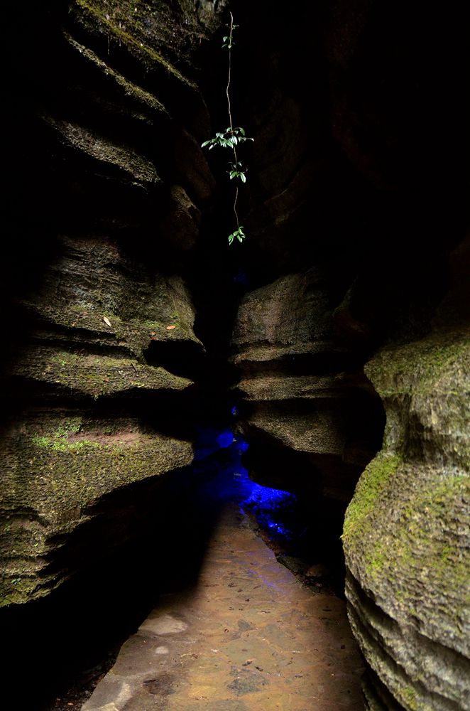 湖北恩施梭布亚石林2