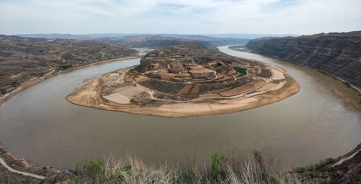 黄河蛇曲地质奇观