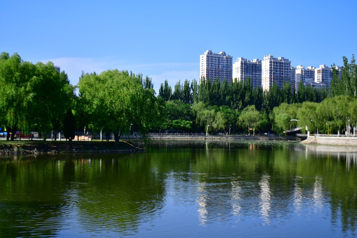 美丽的镜湖公园