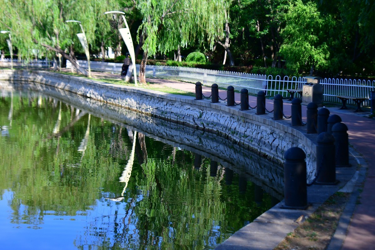 美丽的镜湖公园