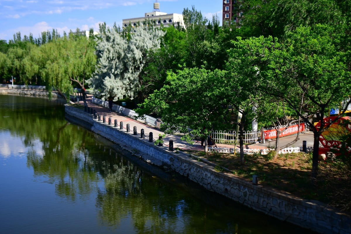 美丽的镜湖公园