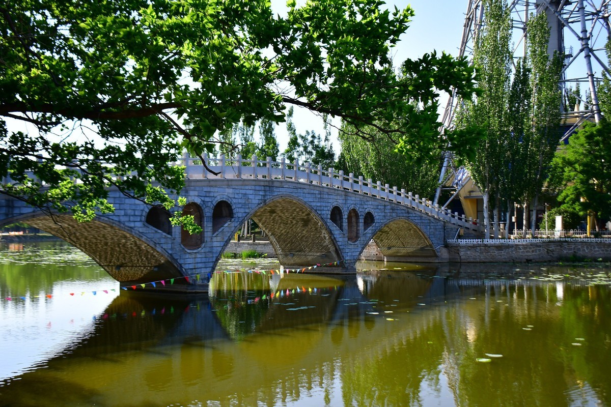 美丽的镜湖公园