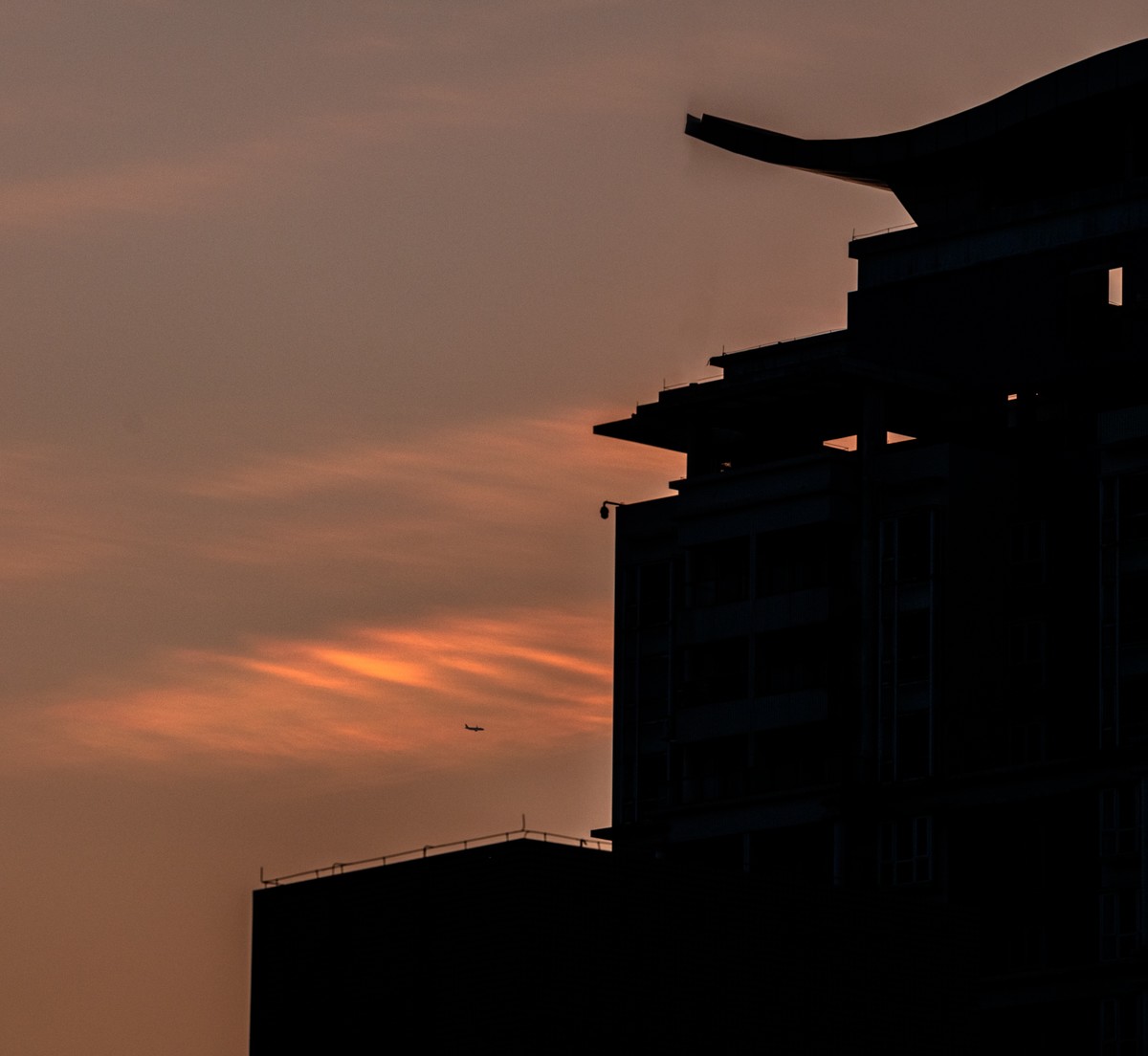 高考前一天七彩祥云